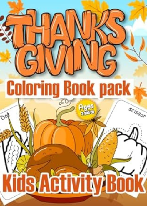 Happy Thanksgiving: Coloring Book Pack (Holidays Activity Coloring Book Pack)